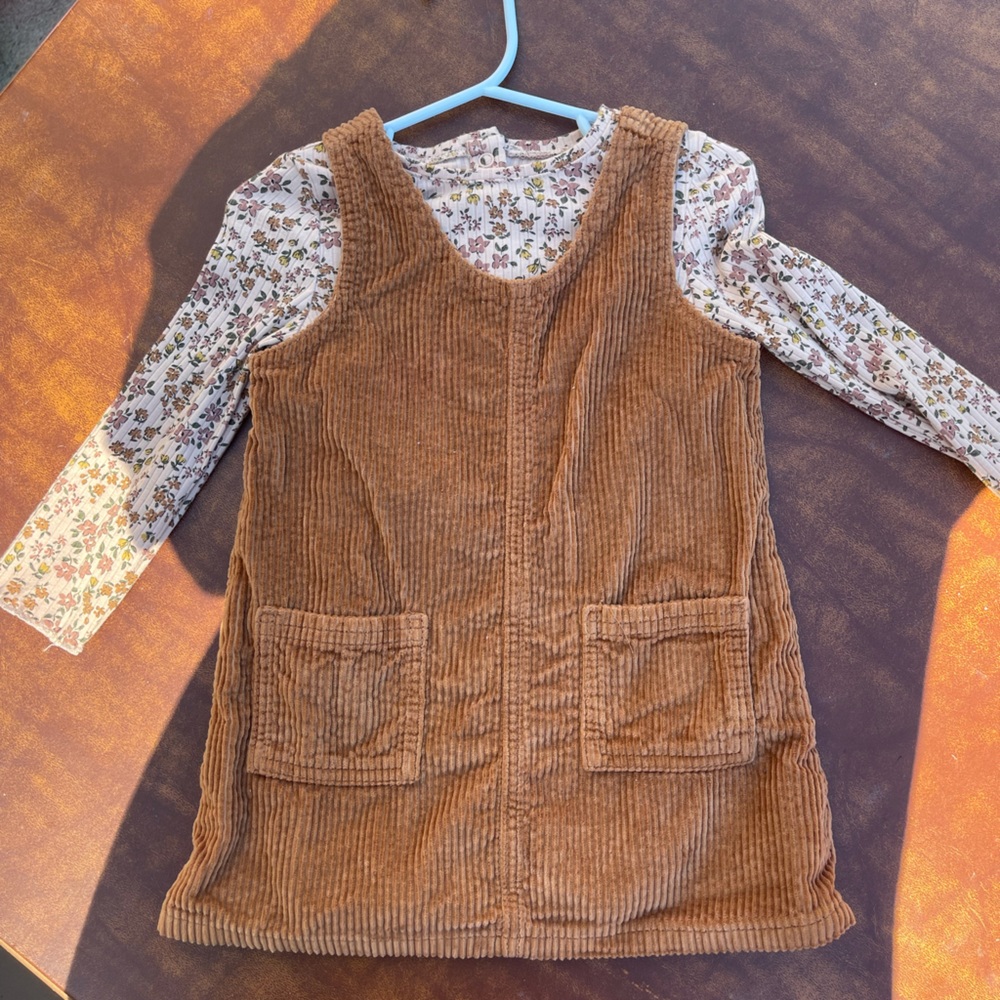 Little Co by Lauren Conrad overall dress outfit